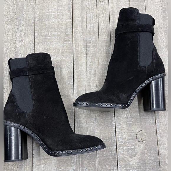❣️NIB RAG & BONE ROMI STUDDED SUEDE BOOTS - Picture 9 of 11